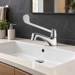 Aquanello Medic Koudwaterkraan met Lange Hendel Chroom CR-1101-MD